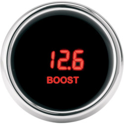 PartzBiz HD DS22120268 - Dakota Digital MCL-3K-B-R Red LED MCL 3000 Boost PSI 0-30 Gauge for Harley 96-13 | MCL-3K-B-R