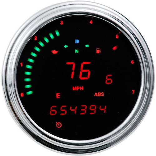 PartzBiz HD: 4418995-Dakota Digital MCL2011-R Red LED 2000 Series FatBob Gauge Speedo Tach Can Bus | MCL2011-R PartzBiz HD: 4418995-Dakota Digital MCL2011-R Red LED 2000 Series FatBob Gauge Speedo Tach Can Bus | MCL2011-R