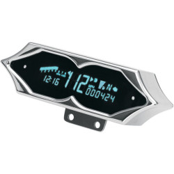 PartzBiz HD TR211050 - Dakota Digital MCV-7200 Chrome Spike 7000 Series Speedometer Tachometer | MCV-7200
