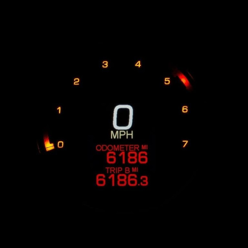 PartzBiz HD: 4419008-Dakota Digital MLX-3004-K Black LED MLX Series Gauge Speedo Tach 3 3/8 04-11
