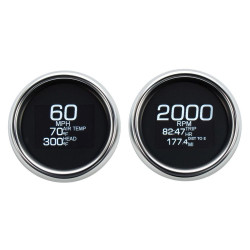 PartzBiz HD DS22120801 - Dakota Digital MLX-8496 Chrome LED MLX Series 4 Gauge Speedo Tach Harley 96-03 FLH FLT FLTR FLHX FLHR PartzBiz HD DS22120801 - Dakota Digital MLX-8496 Chrome LED MLX Series 4 Gauge Speedo Tach Harley 96-03 FLH FLT FLTR FLHX FLHR