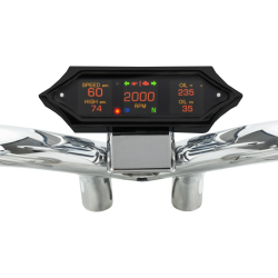 PartzBiz HD DS22100597 - Dakota Digital MLX-9000 Series Speedometer Gauge Chrome Oval Universal MLX-9400 PartzBiz HD DS22100597 - Dakota Digital MLX-9000 Series Speedometer Gauge Chrome Oval Universal MLX-9400