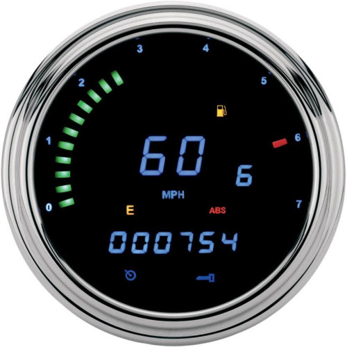 PartzBiz HD: 4418929-Dakota Digital MCL-2004 Blue LED 2000 Series FatBob Gauge Speedo Tach 04-10 | MCL-2004 PartzBiz HD: 4418929-Dakota Digital MCL-2004 Blue LED 2000 Series FatBob Gauge Speedo Tach 04-10 | MCL-2004