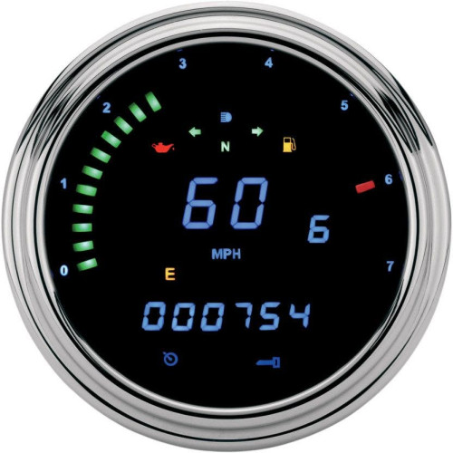 PartzBiz HD: 4418930-Dakota Digital MCL-2002 Blue LED 2000 Series FatBob Gauge Speedo Tach 96-03 | MCL-2002 PartzBiz HD: 4418930-Dakota Digital MCL-2002 Blue LED 2000 Series FatBob Gauge Speedo Tach 96-03 | MCL-2002