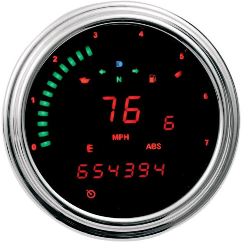 PartzBiz HD: 4418931-Dakota Digital MCL-2004-R Red LED 2000 Series FatBob Gauge Speedo Tach 04-10 | MCL-2004-R PartzBiz HD: 4418931-Dakota Digital MCL-2004-R Red LED 2000 Series FatBob Gauge Speedo Tach 04-10 | MCL-2004-R