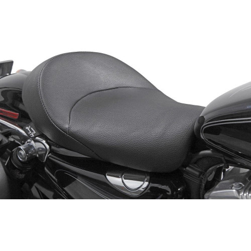 PartzBiz HD: 4418888-Danny Gray Bigist Solo Seat Vinyl Smooth Stitch Harley Sportster 04-18 PartzBiz HD: 4418888-Danny Gray Bigist Solo Seat Vinyl Smooth Stitch Harley Sportster 04-18