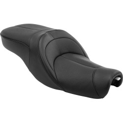 PartzBiz HD WP830-0407 - Danny Grey Lowist 2-Up Seat Leather Smooth Stitch Harley Sportster 04-18 PartzBiz HD WP830-0407 - Danny Grey Lowist 2-Up Seat Leather Smooth Stitch Harley Sportster 04-18