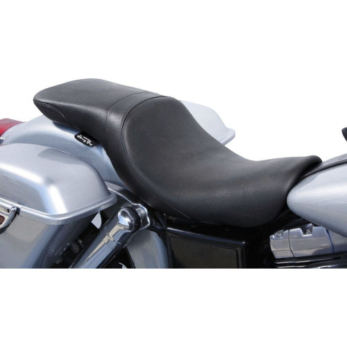 PartzBiz HD: 4418863-Danny Grey Lowist††2-Up Seat Vinyl€†Smooth Stitch Harley Dyna 06-10