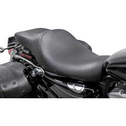 PartzBiz HD WP830-0406 - Danny Grey Lowist 2-Up Seat Leather Smooth Stitch Harley Sportster 04-18 PartzBiz HD WP830-0406 - Danny Grey Lowist 2-Up Seat Leather Smooth Stitch Harley Sportster 04-18