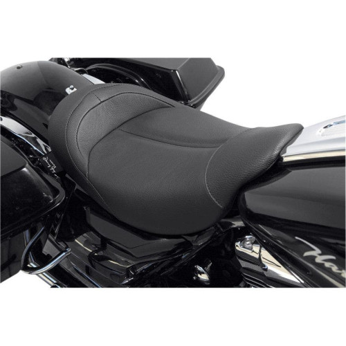 PartzBiz HD: 4418866-Danny Grey MinimalIST เบาะหนังสีดำ Sleek Solo Solo Harley Touring 08-15 | แดนนี่ เกรย์