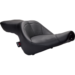 PartzBiz HD DS08020839 - Danny Grey Tourist 2-up Air Seat ไวนิลสีดำ Harley สำหรับ 06-10 FXST 07-17 FLSTF/B | FA-DGE-0317 PartzBiz HD DS08020839 - Danny Grey Tourist 2-up Air Seat ไวนิลสีดำ Harley สำหรับ 06-10 FXST 07-17 FLSTF/B | FA-DGE-0317