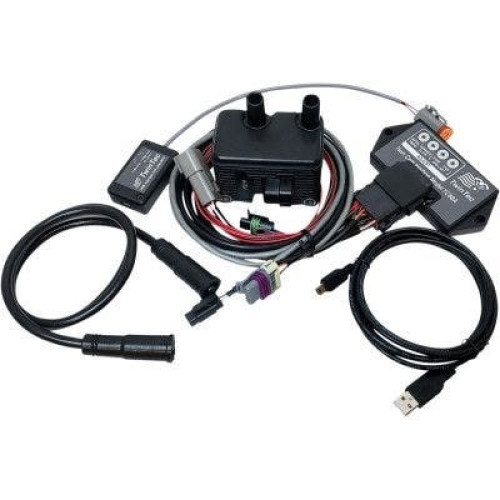 PartzBiz HD: 4418767-Daytona Twin Tec Black Universal 7mm Spark Plug Wires for Harley Twin Cam | 3002