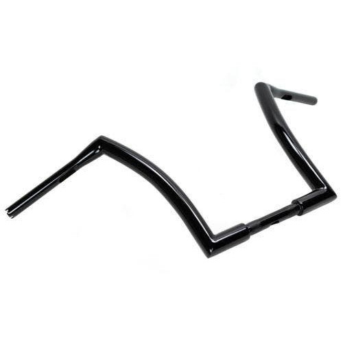 PartzBiz HD: 4418685-DNA 12" Black Fat Monster 1.5" Handlebars Notched Dimpled M-HB-4002BK