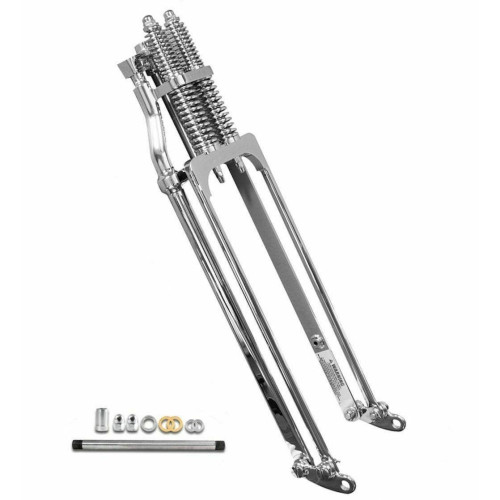 PartzBiz HD: 4418686-DNA 22" Stock Length Chrome Springer Front End w/ Axle Kit Harley & Custom PartzBiz HD: 4418686-DNA 22" Stock Length Chrome Springer Front End w/ Axle Kit Harley & Custom