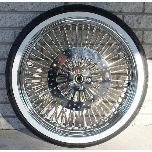 PartzBiz HD: 4418688-DNA 52 Mammoth Spoke Front Wheel and Tire with Super Spoke Rotors for Harley Touring | 