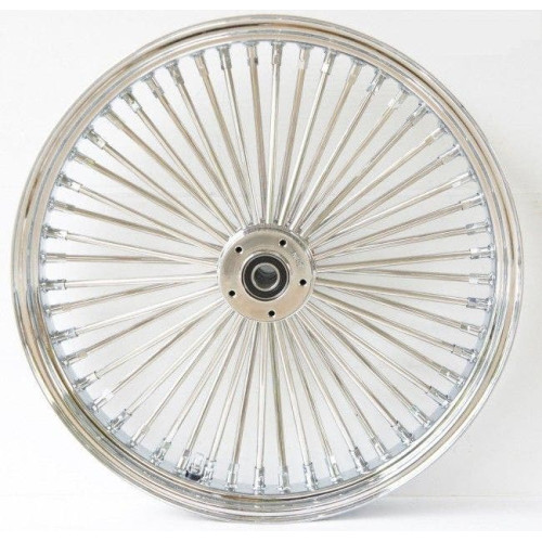 PartzBiz HD: 4418615-DNA Chrome Front Mammoth 52 Spoke 21x2.15 Wheel for 07 - 13 FLST(C.N) and Crossbones PartzBiz HD: 4418615-DNA Chrome Front Mammoth 52 Spoke 21x2.15 Wheel for 07 - 13 FLST(C.N) and Crossbones