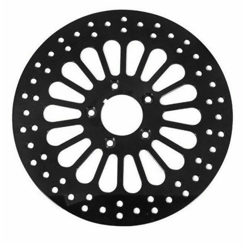 PartzBiz HD: 4418494-DNA Super Spoke BlackFront 11.8 โรเตอร์ Harley Touring 08-13 (ea) M-RT-1100