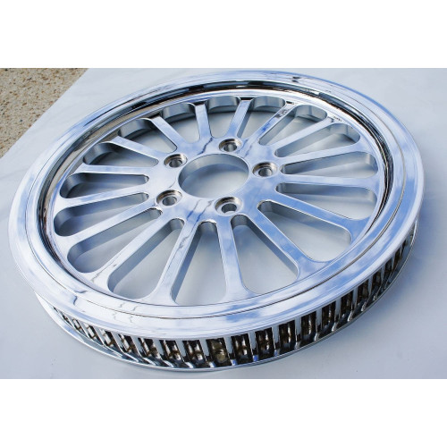 PartzBiz HD: 4418495-DNA Super Spoke Chrome 65 ฟัน X 1 1/2” รอกหลัง Superspoke Custom Harley H
