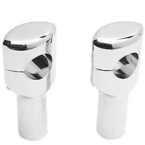 PartzBiz HD: 4418400-Drag 0602-0470 Chrome 1 1/2" Bar Big Buffalo 6" Risers Pair Metric Cruiser 0602-0470 06020470 PartzBiz HD: 4418400-Drag 0602-0470 Chrome 1 1/2" Bar Big Buffalo 6" Risers Pair Metric Cruiser 0602-0470 06020470