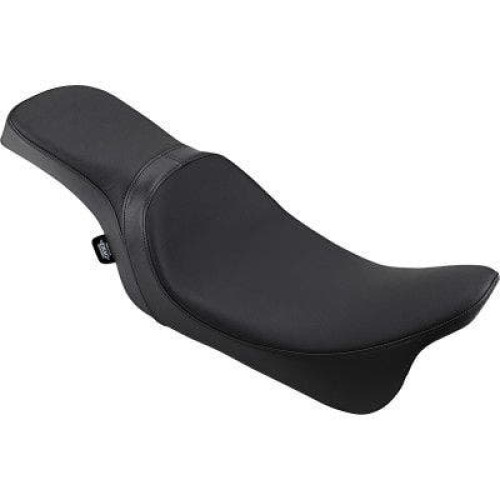 PartzBiz HD: 4418404-Drag 0801-1268 Predator 2-Up Seat Smooth Black Vinyl Harley FLH/T 08-Up 0801-1268 08011268 Harley-Davidson Electra Glide Road Glide Road King Street Glide Tri Glide FLHT FLHR FLTR FLHX