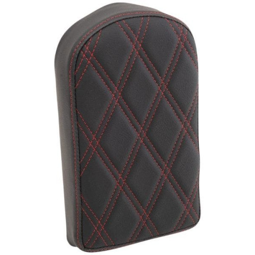 PartzBiz HD: 4418359-Drag 10" Sissy Bar Pad Red Double Diamond Vinyl Harley & Custom 0822-0442 PartzBiz HD: 4418359-Drag 10" Sissy Bar Pad Red Double Diamond Vinyl Harley & Custom 0822-0442