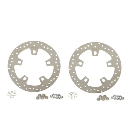 PartzBiz HD: 4418377-Drag 1710-3410 Ground Stainless Steel 11.5” เบรคโรเตอร์ 14-Up Harley Spider Hub 17103410 B06-0206AS