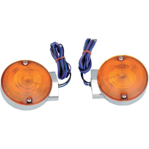 PartzBiz HD: 4418342-Drag 2020-0592 Chrome Touring Rear 1156 Amber Turn Signals Repl. OE 68765-94A L12-6030AR 20200592 PartzBiz HD: 4418342-Drag 2020-0592 Chrome Touring Rear 1156 Amber Turn Signals Repl. OE 68765-94A L12-6030AR 20200592