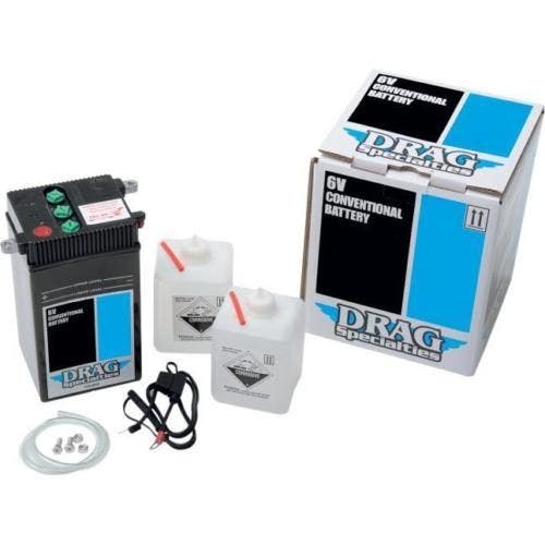 PartzBiz HD: 4418322-Drag 2113-0214 6v Lead Acid แบตเตอรี่ธรรมดา 48-64 Harley 2113-0214 21130214 PartzBiz HD: 4418322-Drag 2113-0214 6v Lead Acid แบตเตอรี่ธรรมดา 48-64 Harley 2113-0214 21130214