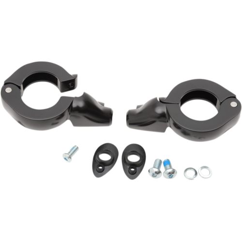 PartzBiz HD: 4418274-Drag Chrome 39mm Fork Turn Signal Clamp Mounts Harley & Metric Custom PartzBiz HD: 4418274-Drag Chrome 39mm Fork Turn Signal Clamp Mounts Harley & Metric Custom