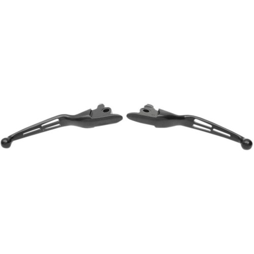 PartzBiz HD: 4418229-Drag Black Slotted Hand Brake & Hydraulic Clutch Levers 17-18 Harley Touring 0610-1956 PartzBiz HD: 4418229-Drag Black Slotted Hand Brake & Hydraulic Clutch Levers 17-18 Harley Touring 0610-1956