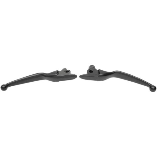 PartzBiz HD: 4418230-Drag Black Smooth Hand Brake & Hydraulic Clutch Levers 17-18 Harley Touring 0610-1954