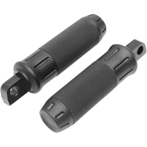 PartzBiz HD: 4418198-Drag Black Stealth Billet Custom Male Mount Footpegs Foot Pegs w/ Rubber Pair Harley PartzBiz HD: 4418198-Drag Black Stealth Billet Custom Male Mount Footpegs Foot Pegs w/ Rubber Pair Harley