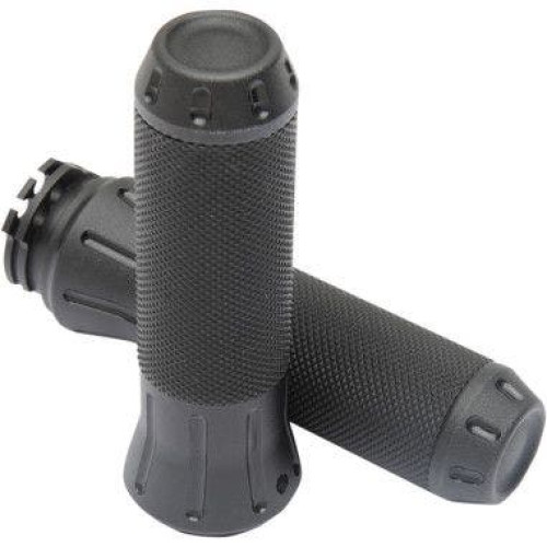PartzBiz HD: 4418201-Drag Specialties Rubber-Covered Stealth Tone Black Grips Harley Throttle by Wire | 0630-1614 PartzBiz HD: 4418201-Drag Specialties Rubber-Covered Stealth Tone Black Grips Harley Throttle by Wire | 0630-1614