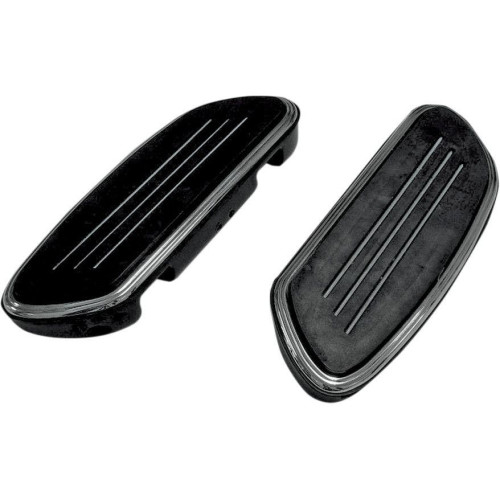 PartzBiz HD: 4418203-Drag Black Sweeper Swept Style Passenger Floorboards Harley FLT/H FL Softail - 1621-0350 PartzBiz HD: 4418203-Drag Black Sweeper Swept Style Passenger Floorboards Harley FLT/H FL Softail - 1621-0350