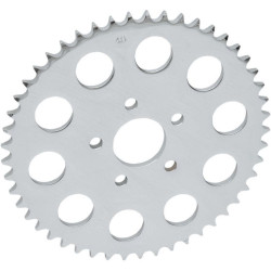 PartzBiz HD DS12100366 - Drag Chrome 51 th Tooth Flat Rear Wheel Sprocket w/ 530 Chain 00-17 Harley | 1210-0366 PartzBiz HD DS12100366 - Drag Chrome 51 th Tooth Flat Rear Wheel Sprocket w/ 530 Chain 00-17 Harley | 1210-0366