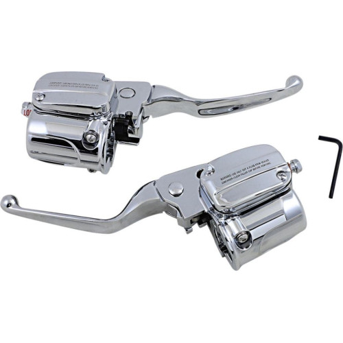 PartzBiz HD: 4418112-ลาก Chrome แฮนด์ควบคุมคลัตช์เบรกไฮดรอลิก ABS Harley Road Glide 15-16 PartzBiz HD: 4418112-ลาก Chrome แฮนด์ควบคุมคลัตช์เบรกไฮดรอลิก ABS Harley Road Glide 15-16
