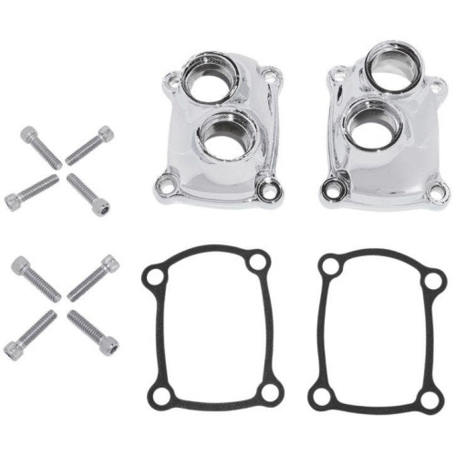 PartzBiz HD: 4418115-Drag Chrome Lifter Cover Kit w/ Gaskets Repl OE 257008-90 Harley M8 17-Up PartzBiz HD: 4418115-Drag Chrome Lifter Cover Kit w/ Gaskets Repl OE 257008-90 Harley M8 17-Up