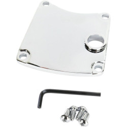 PartzBiz HD DS11070389 - ฝาครอบตรวจสอบโซ่หลัก Drag Chrome Plated Harley FXR 85-94 Repl 60642-85 | 1107-0389 ตัวแทน OEM 60642-85