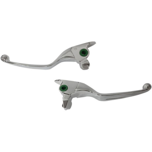 PartzBiz HD: 4418074-Drag Chrome Smooth Hand เบรคและไฮดรอลิคคลัทช์ 17-18 Harley Touring 0610-1953
