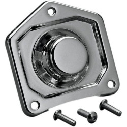 PartzBiz HD DSDS373598 - Drag Chrome Starter Solenoid End Cover for Harley Big Twin & XL 91-16 DS-373598