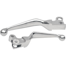 PartzBiz HD DSDS273145A - Drag Chrome Wide Blade Clutch Hand Brake Levers Big Twin Touring 84-95 | DS-273145A