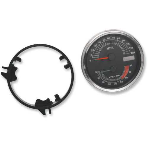 PartzBiz HD: 4418001-Drag Electronic Speedo & Tachometer Combo MPH Gauge Harley Softail FXDWG FLHR | 2210-0103