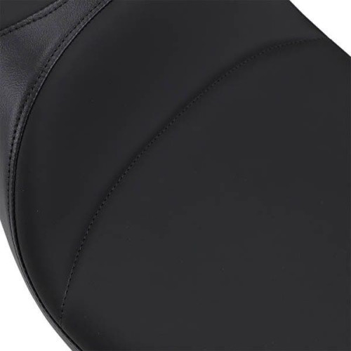 PartzBiz HD: 4418003-Drag Extended Reach 2-Up Predator Seat Black Mild Stitch Harley Touring 08-23
