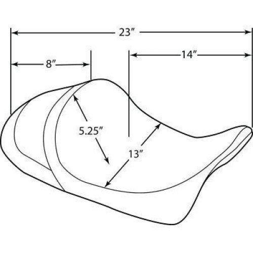PartzBiz HD: 4418017-Drag EZ-On Predator Forward Low Solo Seat Solar Reflective Diamond FLH/T 08-Up 0801-1253 08011253 Harley-Davidson Electra Glide Road Glide Road King Street Glide Tri Glide FLHT FLHR FLTR FLHX PartzBiz HD: 4418017-Drag EZ-On Predator Forward Low Solo Seat Solar Reflective Diamond FLH/T 08-Up 0801-1253 08011253 Harley-Davidson Electra Glide Road Glide Road King Street Glide Tri Glide FLHT FLHR FLTR FLHX