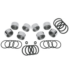 PartzBiz HD DS17020119 x2 - Drag Front Caliper Rebuild Kit OE Repl 44313-08 Harley Softail 08-14 Dyna 08-17