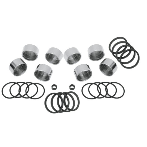 PartzBiz HD: 4417997-Drag Front Caliper Rebuild Kit OE Repl 44313-08 Harley Softail 08-14 Dyna 08-17
