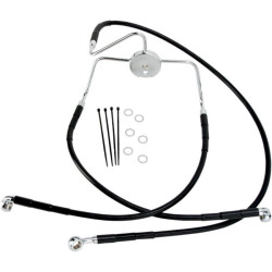 PartzBiz HD DS17412525 - Drag Front Extended +10 สายเบรคไวนิลสีดำ Harley 94-07 FLHR 98-06 FLTR | พ.ศ. 2284-2525 PartzBiz HD DS17412525 - Drag Front Extended +10 สายเบรคไวนิลสีดำ Harley 94-07 FLHR 98-06 FLTR | พ.ศ. 2284-2525