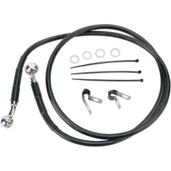 PartzBiz HD DS17412547 - Drag Front Extended +6 สายเบรคไวนิลสีดำสำหรับ Harley 99-07 FXST | 1741-2547 PartzBiz HD DS17412547 - Drag Front Extended +6 สายเบรคไวนิลสีดำสำหรับ Harley 99-07 FXST | 1741-2547