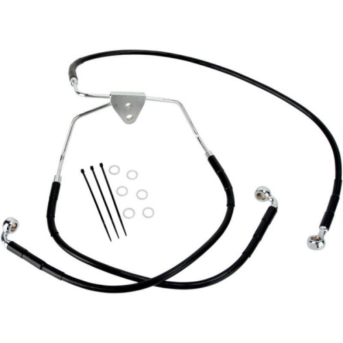 PartzBiz HD: 4417939-ลากด้านหน้าขยาย +8 สายเบรคไวนิลสีดำสำหรับ Harley 08-13 FLH/T Non ABS | พ.ศ. 2284-2512 PartzBiz HD: 4417939-ลากด้านหน้าขยาย +8 สายเบรคไวนิลสีดำสำหรับ Harley 08-13 FLH/T Non ABS | พ.ศ. 2284-2512