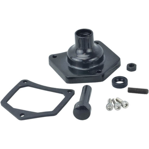 PartzBiz HD: 4417949-Drag Specialties Gloss Black Aluminum Solenoid Starter Cover 91-17 Harley big twin Sportster PartzBiz HD: 4417949-Drag Specialties Gloss Black Aluminum Solenoid Starter Cover 91-17 Harley big twin Sportster